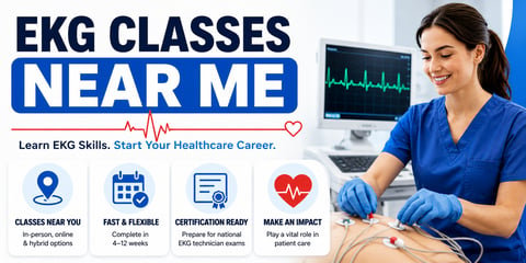 Overview of EKG classes covering format options, training length, certification prep, and the role's impact.