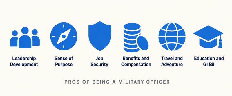 Six benefits of being a military officer